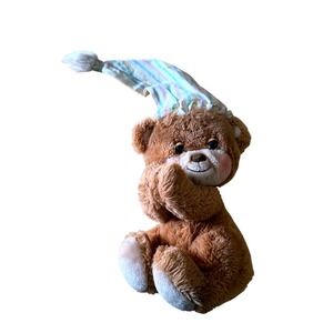 Vintage 1985 Fisher-Price Chime Bear Plush‎ Teddy Nightcap Retro Childhood